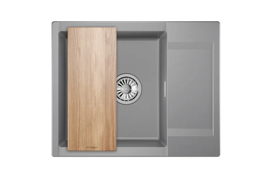 ES-6202, АЛЮМИНИУМ, кухонная мойка, кварц, ESTETICA