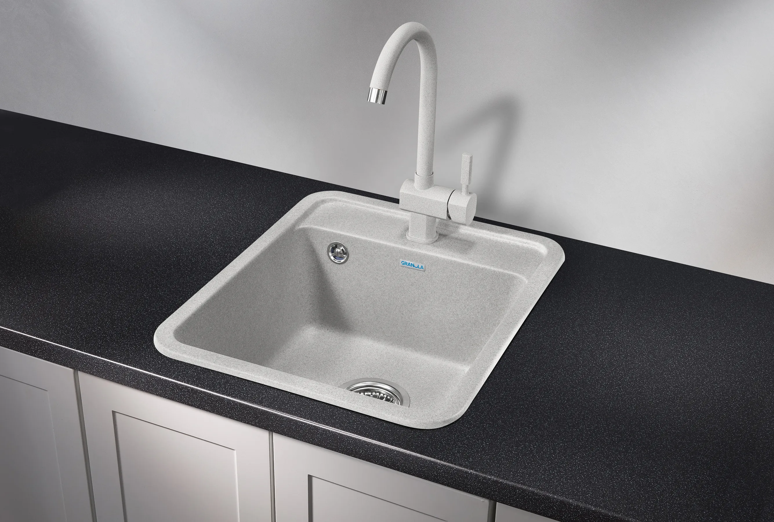 4202, БАЗАЛЬТ, кухонная мойка, СтандАРТ кварц