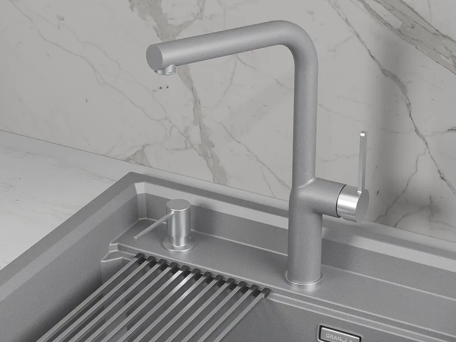 9502, АЛЮМИНИУМ, СМЕСИТЕЛЬ КУХОННЫЙ